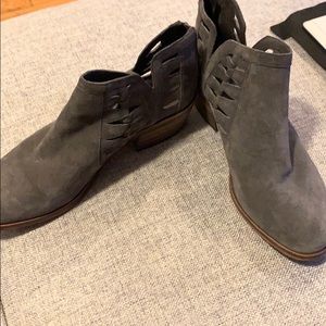 Vince Camuto grey booties